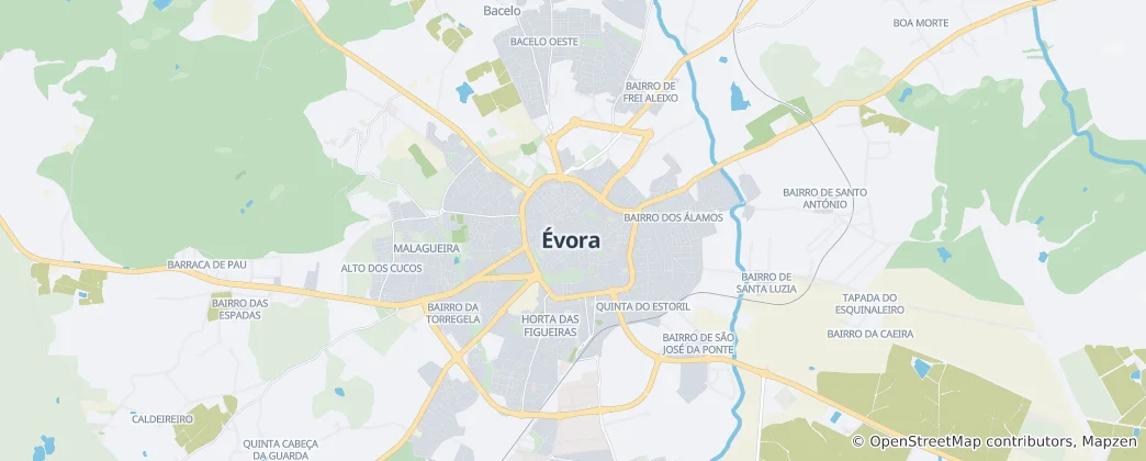 Évora Haritası