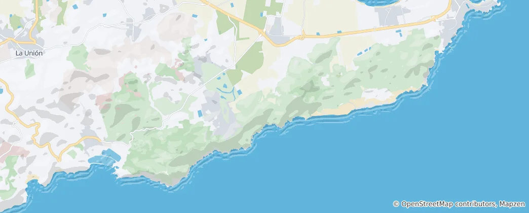 Mapa Parque Regional Calblanque, Monte de las Cenizas y Peña del Águila