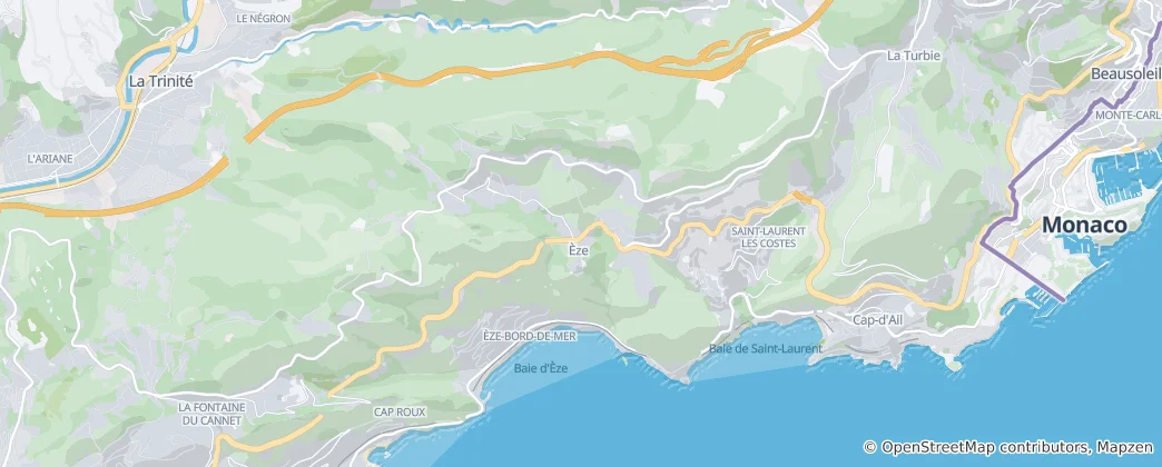 Map of Eze