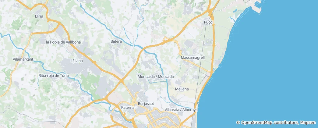 Mapa l'Horta Nord