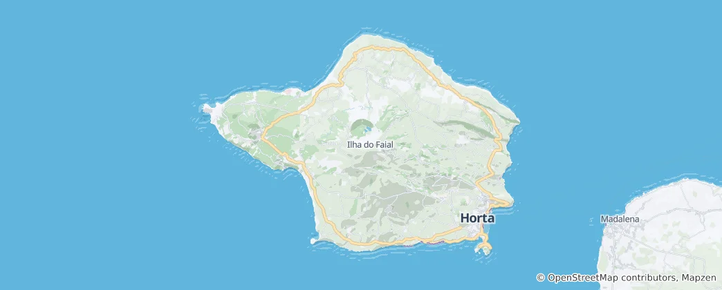 Mapa De Isla de Faial