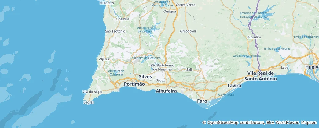 Térkép: Faro kerület