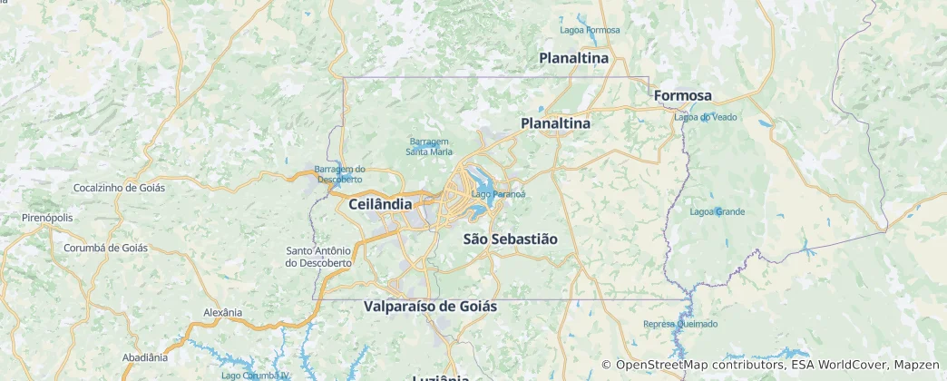 Map of Federal District