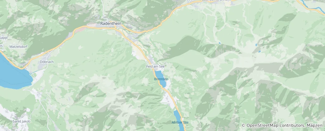 Térkép: Feld am See