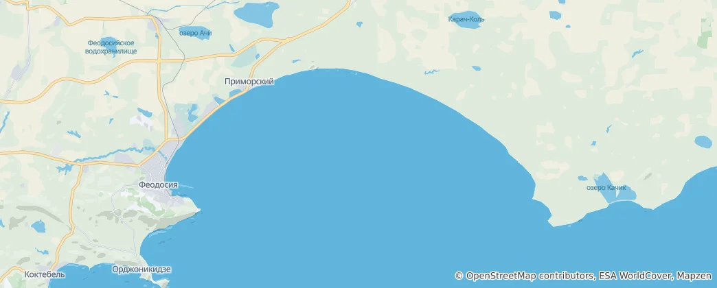 Mapa Zatoka Teodozyjska