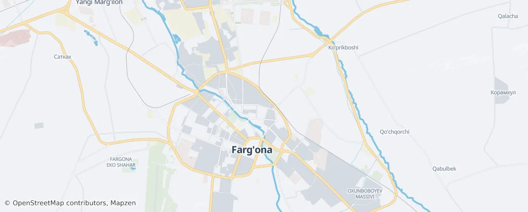 Fergana — Map