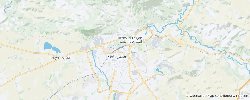 Map of Fez