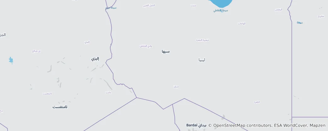 Mappa di Fezzan