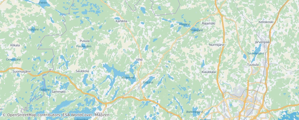 Vihti — Map