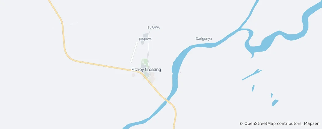 Térkép: Fitzroy Crossing