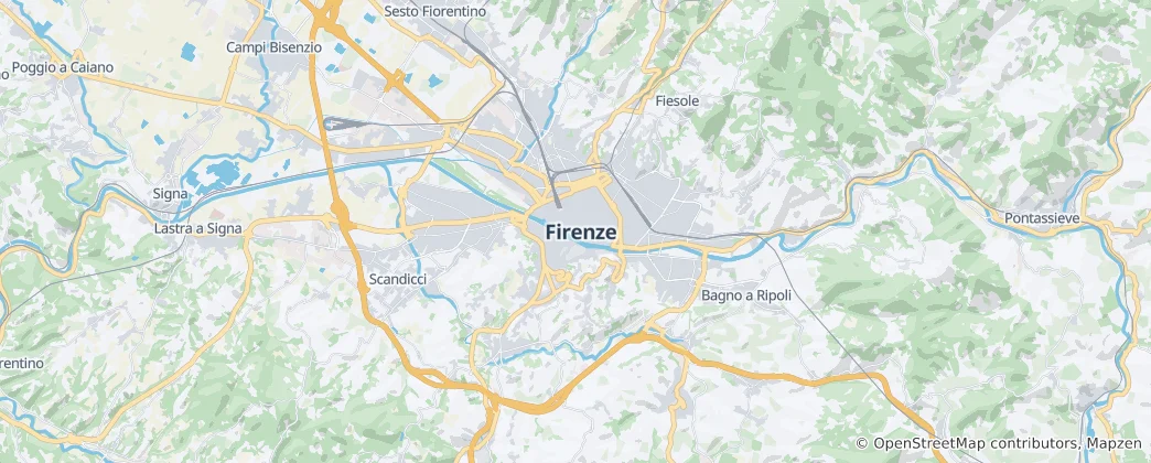 Mapa Florencja