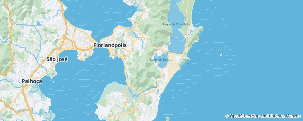 Map of Florianopolis