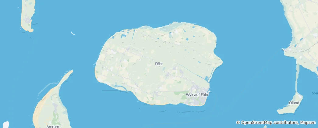 Mapa De Föhr