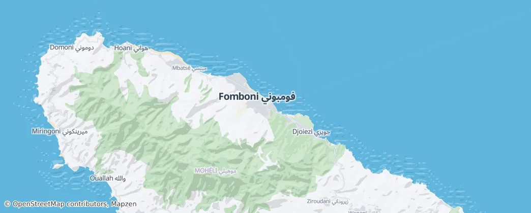 Fomboni — Map