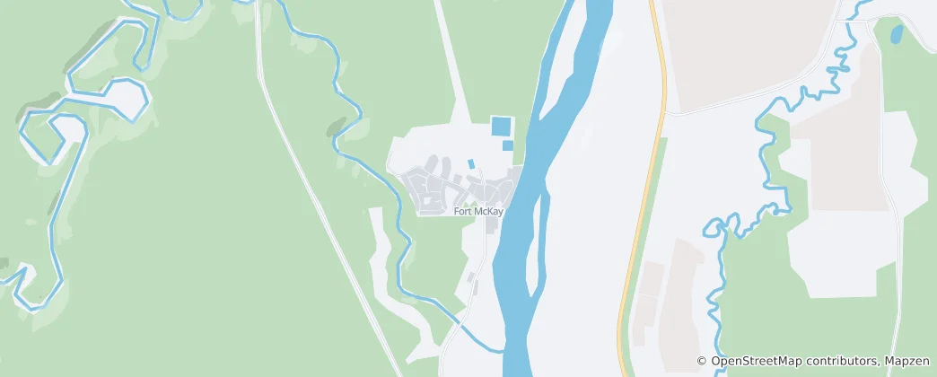 Map of Fort Mackay