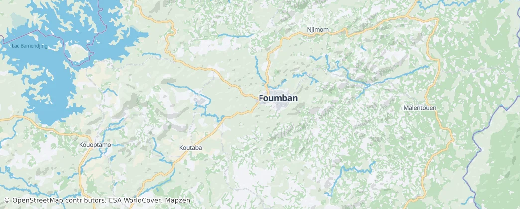 Foumban — Map
