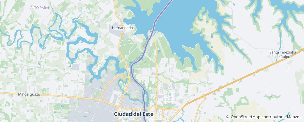 Map of Foz do Iguaçu