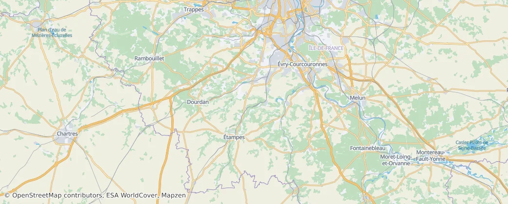 Essonne — Mapa