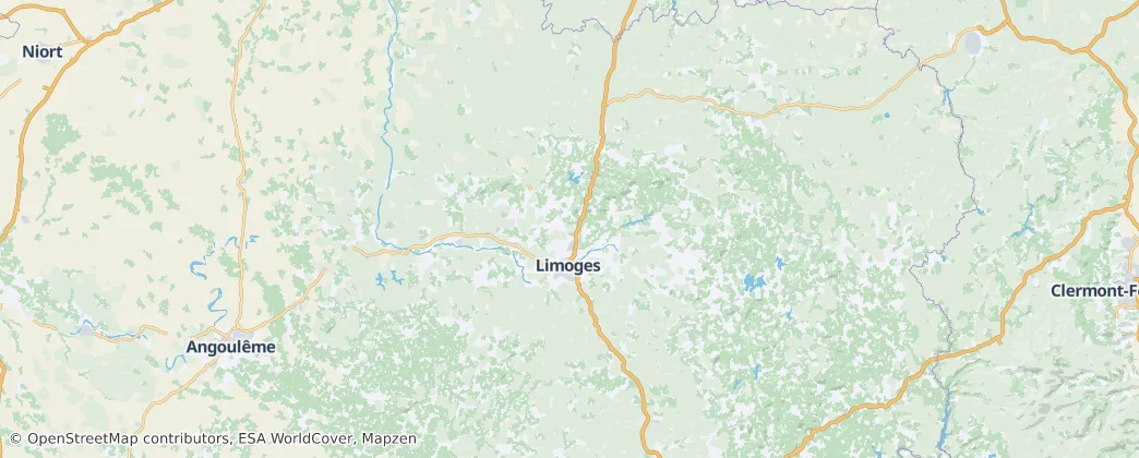 Alta Vienne — Mappa