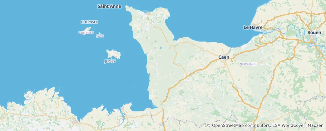 Mappa di Manica