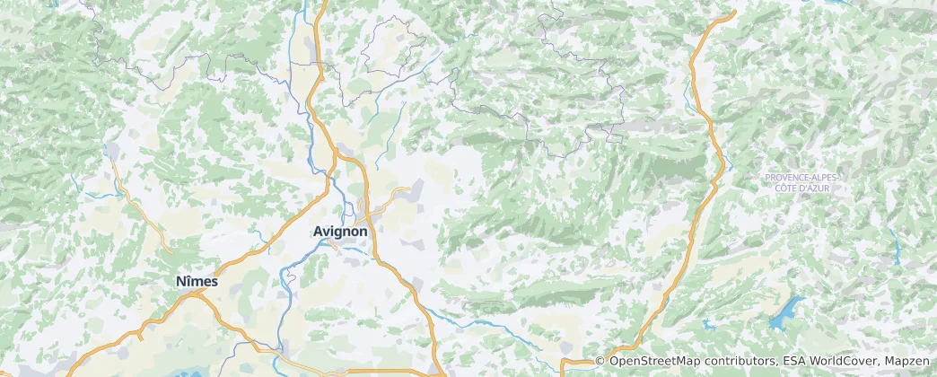 Mapa De Vaucluse