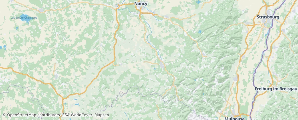 Vosges — Carte