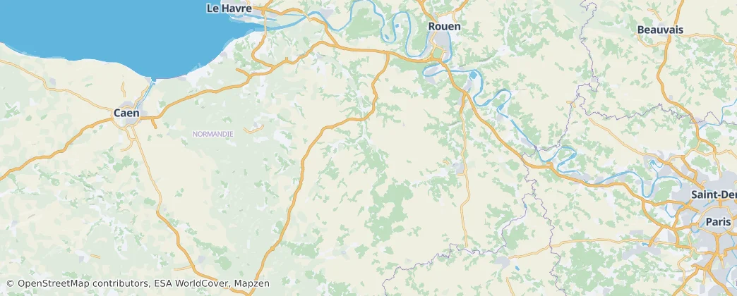 arrondissement of Bernay — Mapa