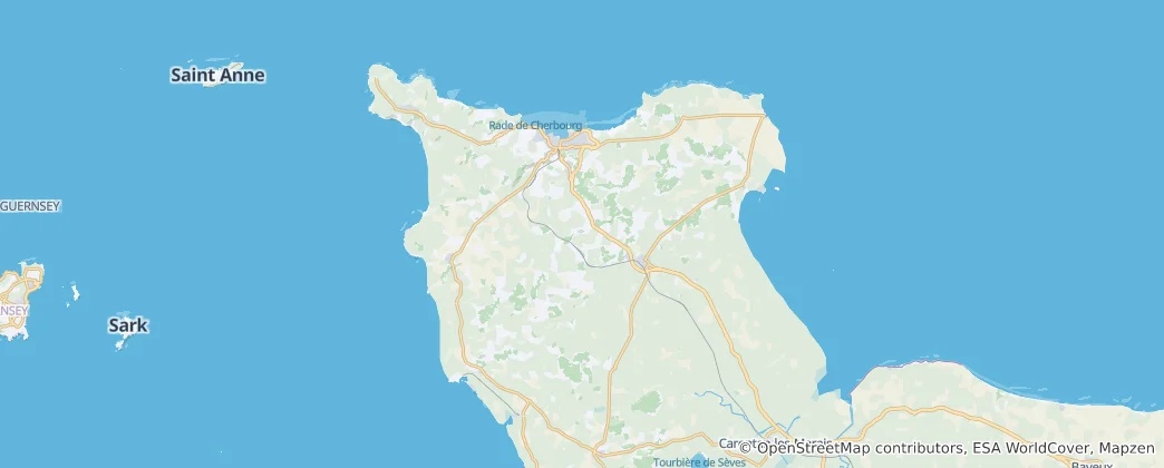 Cherbourg Haritası