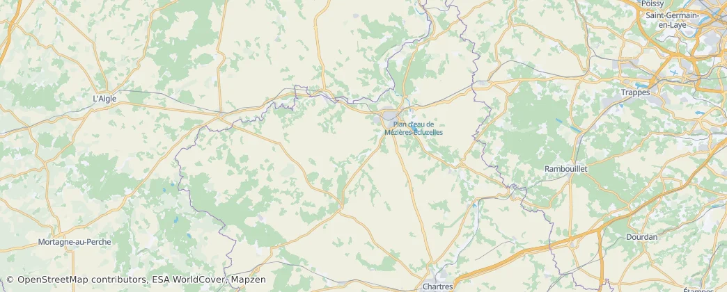arrondissement di Dreux — Mappa