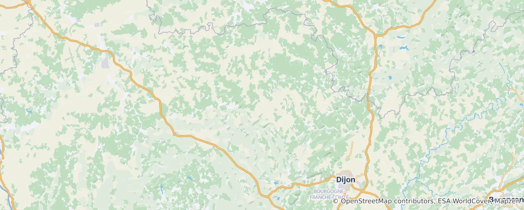 arrondissement of Montbard 지도