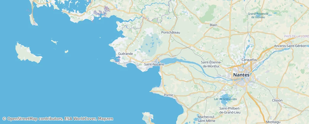 Arrondissement Saint-Nazaire — mapa
