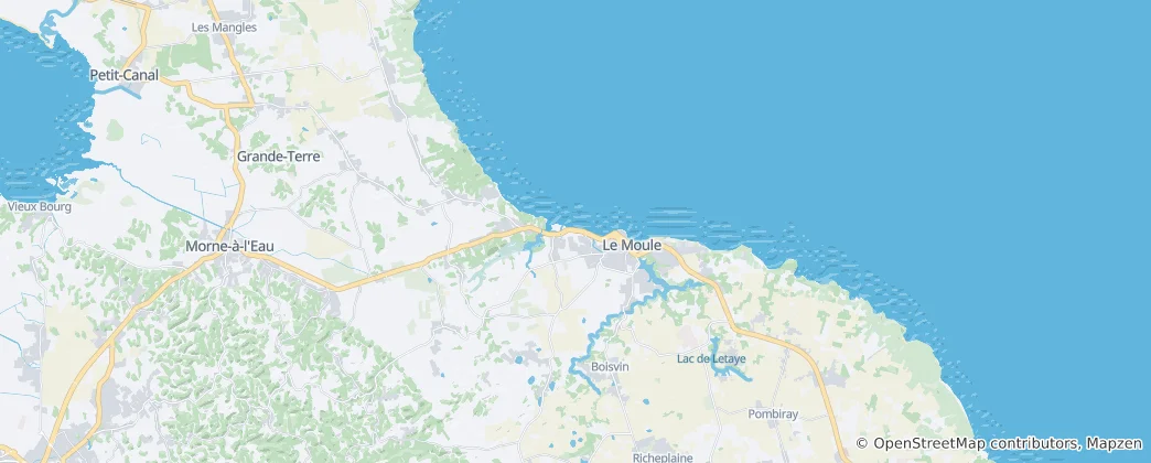 Mappa di Le Moule