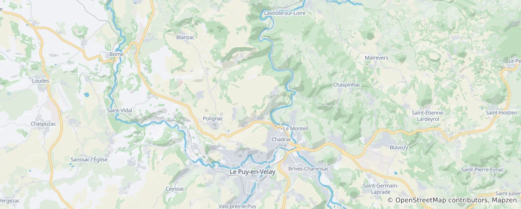 Mapa Le Puy-en-Velay-2
