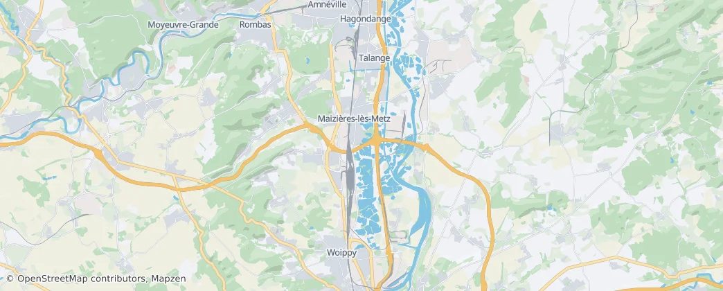 Le Sillon Mosellan — Karte