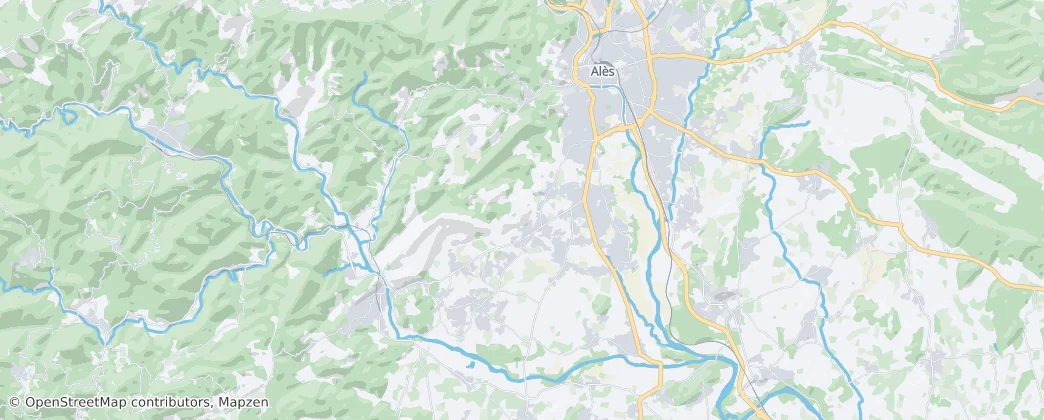 Alès-1 — Map