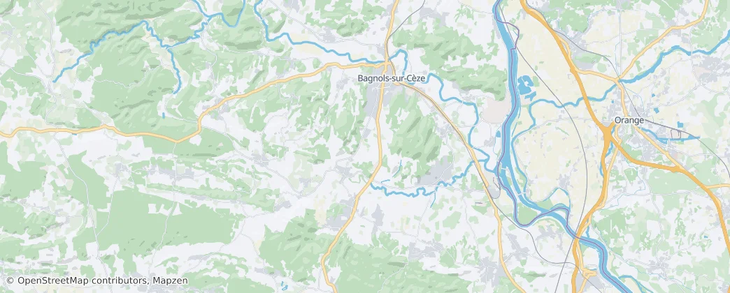 Bagnols-sur-Cèze — 地图