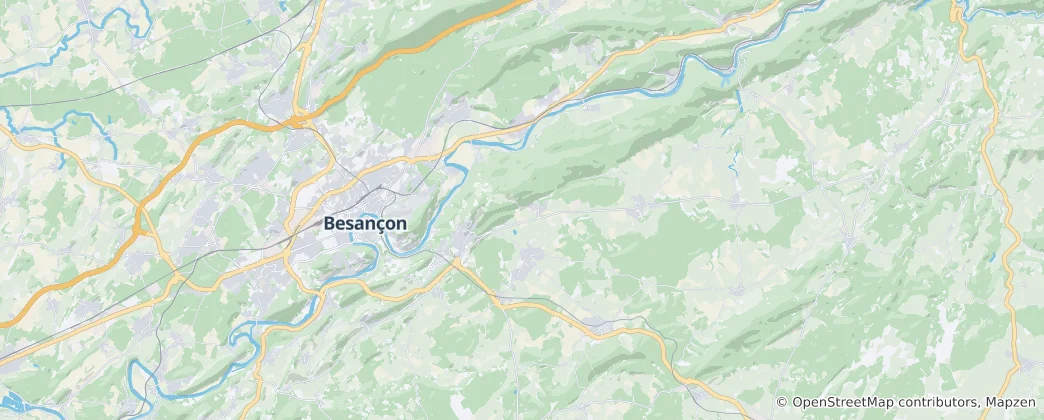 Map of Besançon-5