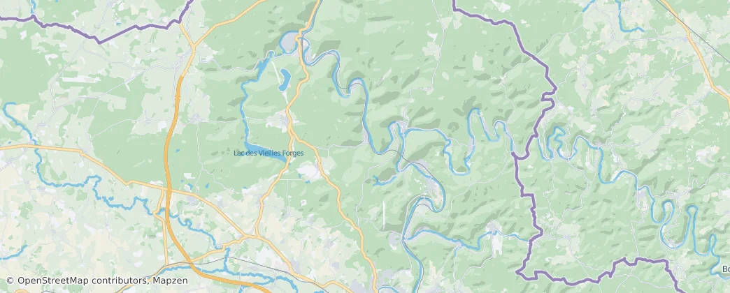 Bogny-sur-Meuse — mapa