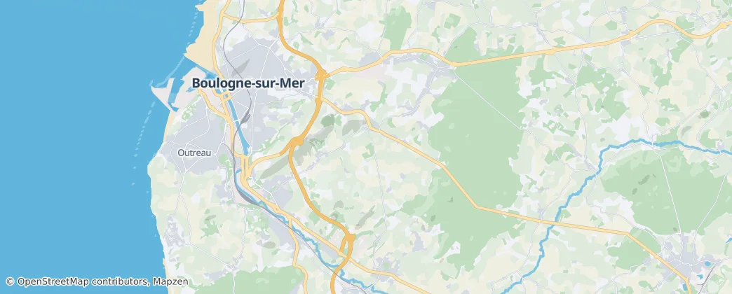 Mappa di Boulogne-sur-Mer-2