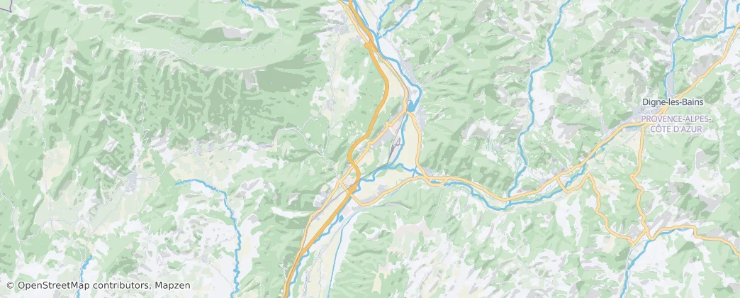Château-Arnoux-Saint-Auban — mapa