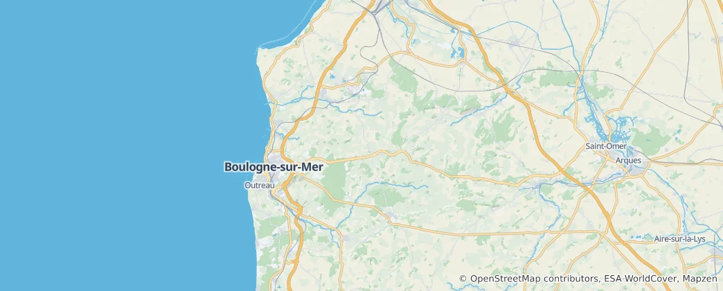 Mapa Desvres