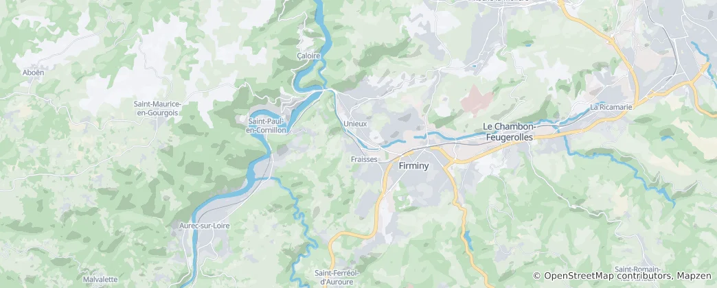 Mappa di Firminy