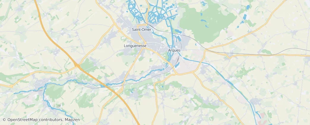 Map of Longuenesse