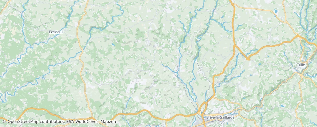 Map of L'Yssandonnais