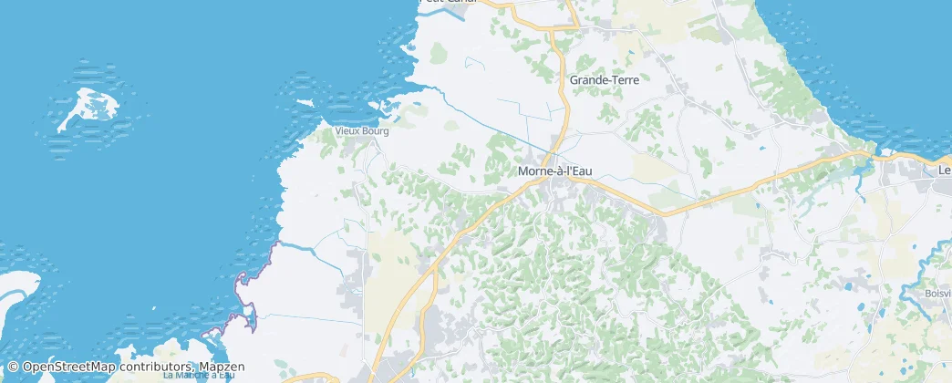 Morne-à-l'Eau — Map