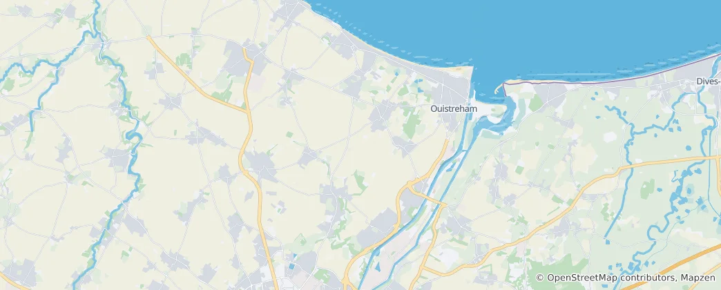 Mappa di Ouistreham