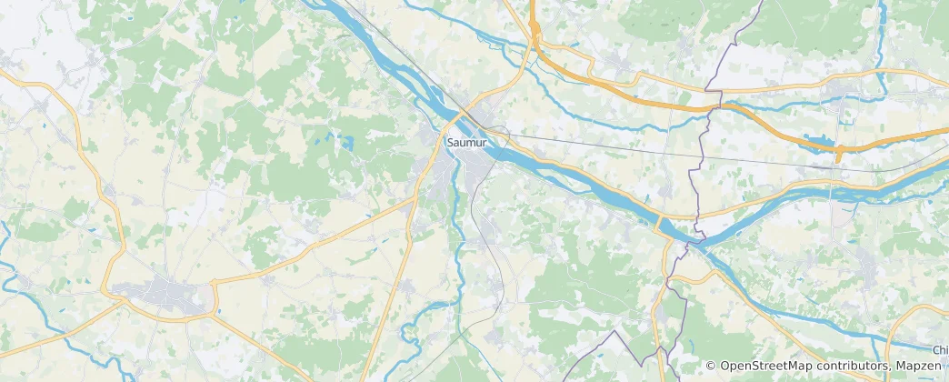 Saumur 지도
