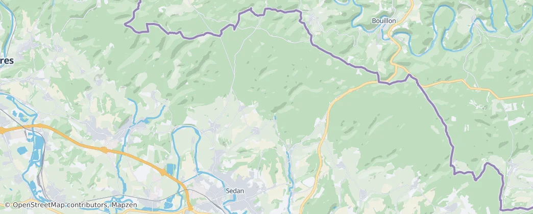 Sedan-2 — 지도