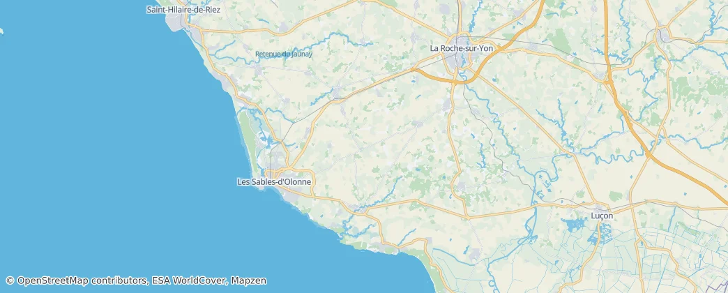 Mappa di Talmont-Saint-Hilaire