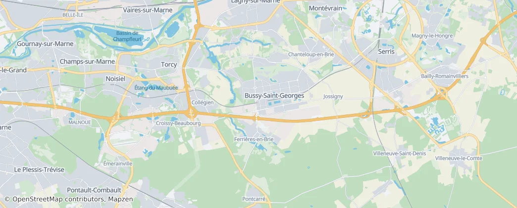 Torcy — 지도